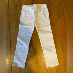 Janie and Jack size 6 white jeans